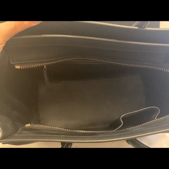 Celine Micro luggage black lamb skin gold hardware - Picture 4 of 7